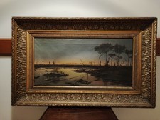 Quadro antico parco degli - quadro,