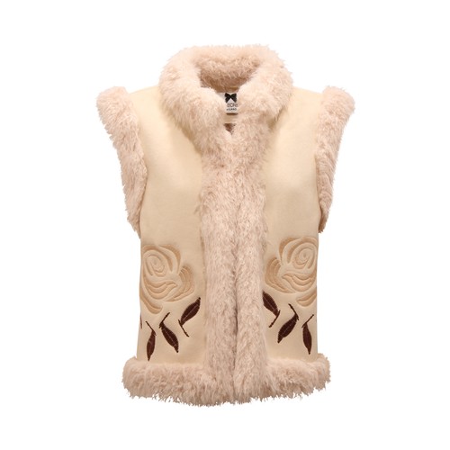 P4259 gilet eco montone donna - p4259,