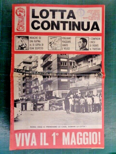 Lotta continua 1971 - 23/4/1971, viva