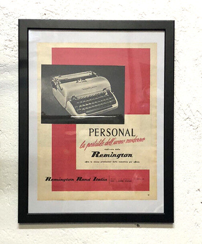 Quadro pubblicità remington - quadro,