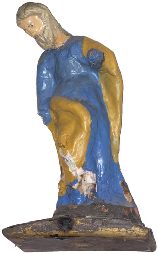 Scultura antica san giuseppe - scultura,