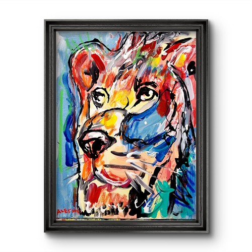 Quadro acrilico espressionista