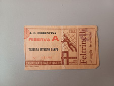 BIGLIETTO CALCIO FIORENTINA