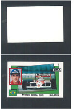 Ayrton Senna (BRA) McLaren Panini Car Driver CARD 1987 n.7 RARA ▓