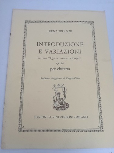 Introduzione variazioni - introduzione, e