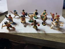 Lotto 14 Olimpini Gig Pupazzetti Gommini Giochi Vintage