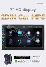 Lettore MP5 Auto Video Doppio 2 Din 7" Touchscreen FM Bluetooth Radio Audio Stereo