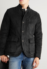 Giacca camionista pelle nera