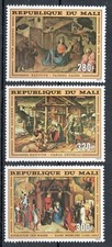 1976 - Mali - Posta Aerea, Quadri religiosi 3 val. MNH**