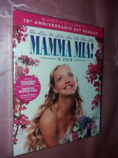Blu-Ray+DVD+CD+Booklet nuovo sig.MAMMA MIA-10° Anniversario Set Regalo ver Italy