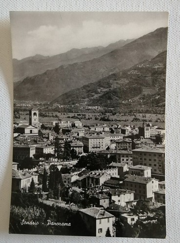 Sondrio cartolina panorama - cartolina,