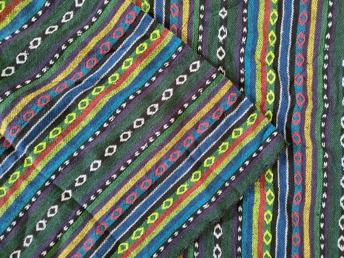 Hippy camper van tessuto nepal - hippy,