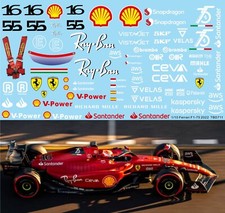 1/10 Decals per  F1 RC Body