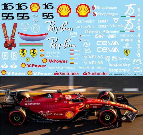 Decals per f1 - 1/10, rc