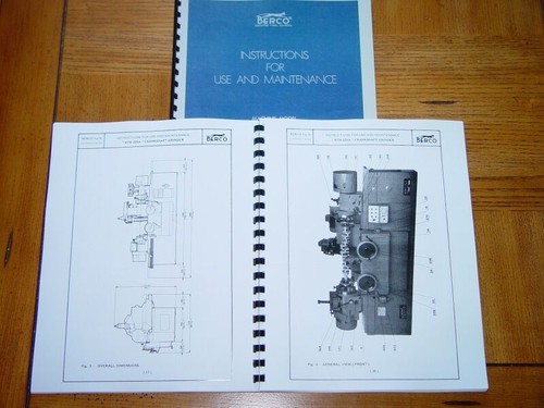 Manuale berco modello rtm225a - manuale,