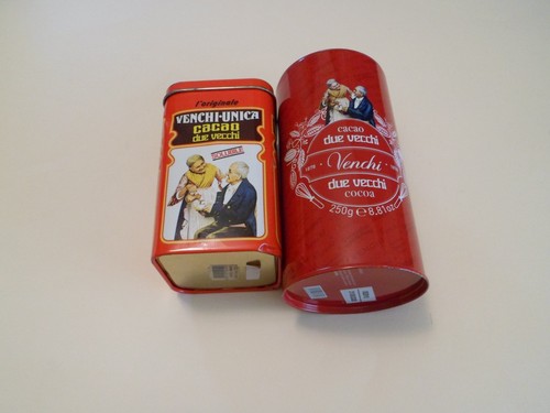 Scatole latta vuote cacao - 2,
