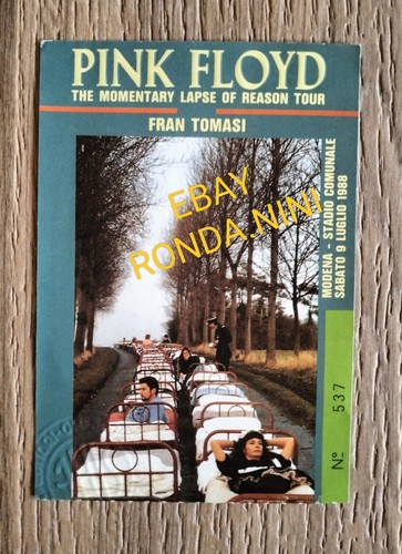Pink floyd modena italy 1988 - floyd,