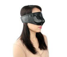 Maschera occhi in pelle