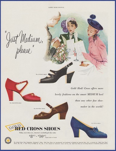 Scarpe vintage 1949 croce - vintage,