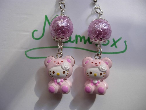 Orecchini hello kitty - orecchini, orso