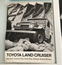 CATALOGO BROCHURE TOYOTA LAND-CRUISER DIESEL ANNI 70
