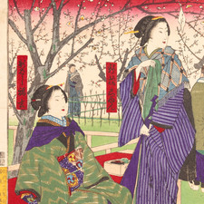 Stampa xilografia Utagawa