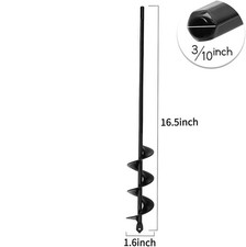 Trapano a Coclea in Acciaio al