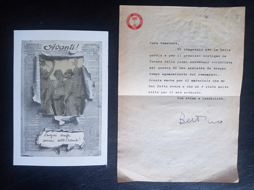 Autografi bettino craxi - 2,