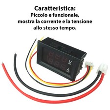 100V AMPEROMETRO DOPPIO