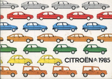 CITROEN DIANA MEHARI 2CV 1985 -  BROCHURE CATALOGO di VENDITA