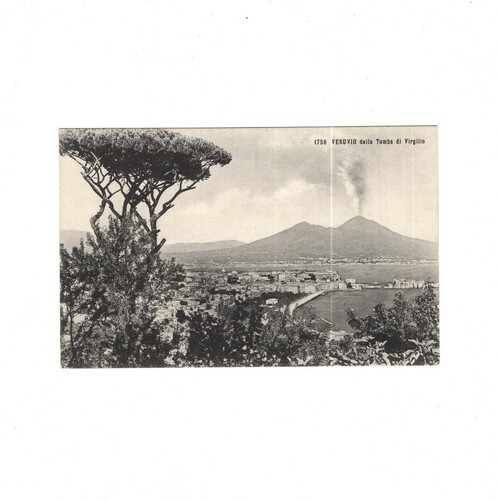 Cartolina vesuvio dalla tomba - cartolina,