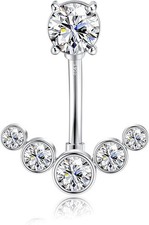 Piercing ombelico 14G oro