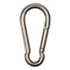 Moschettoni inox, 80 mm, 25 pz