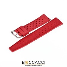 TROPIC Cinturino in Silicone 20mm Tropic Rosso, Easy-Fit (NUOVO)