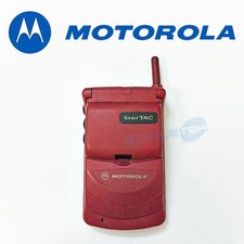 TELEFONO CELLULARE MOTOROLA STARTAC 308C GSM 900 ROSSO RED USATO