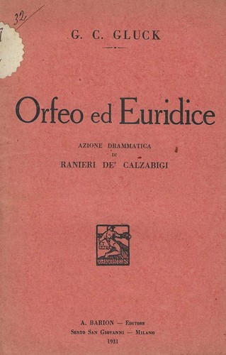Opuscolo orfeo euridice - opuscolo,