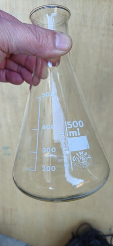 Beuta vetro borosilicato - beuta, in