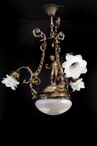 Antico lampadario italiano - antico,