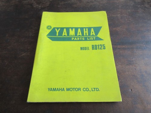 Yamaha rd125 1973 oem - 1973,