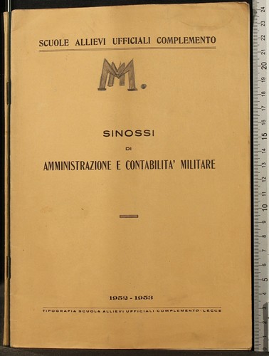 Sinossi amministrazione e - sinossi,