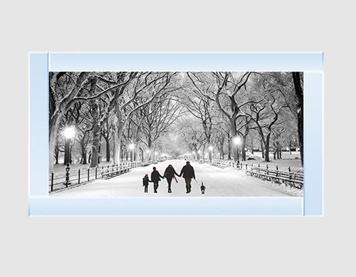 Quadro family walk - quadro, glitter