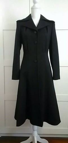 Cappotto vintage anni nero - '70,