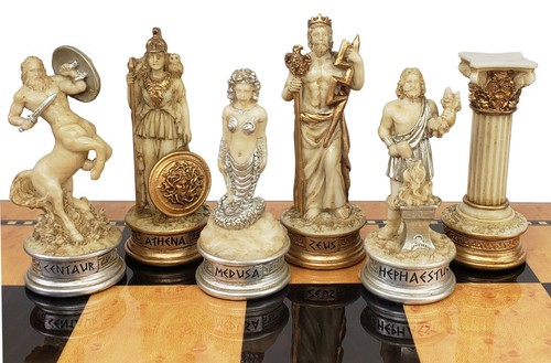 Set scacchi uomo mitologia