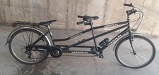 BICI BICICLETTA TANDEM NERO 26" TRESOLDI USATA POCHISSIMO