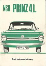 NSU PRINZ 4 L Manuale Uso e