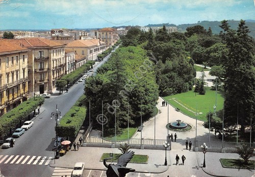 Cartolina benevento viale - benevento,