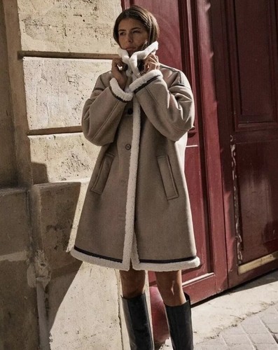 Zara cappotto doppiopetto con - zara,