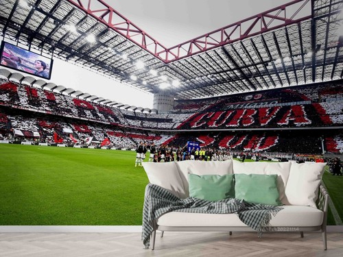 Carta parati stadio 3d - da,
