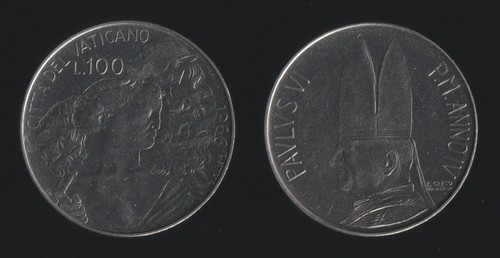 Vaticano 100 lire 1966 - lire, pastore