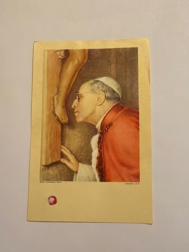 Santino reliquia papa pio - reliquia, di
